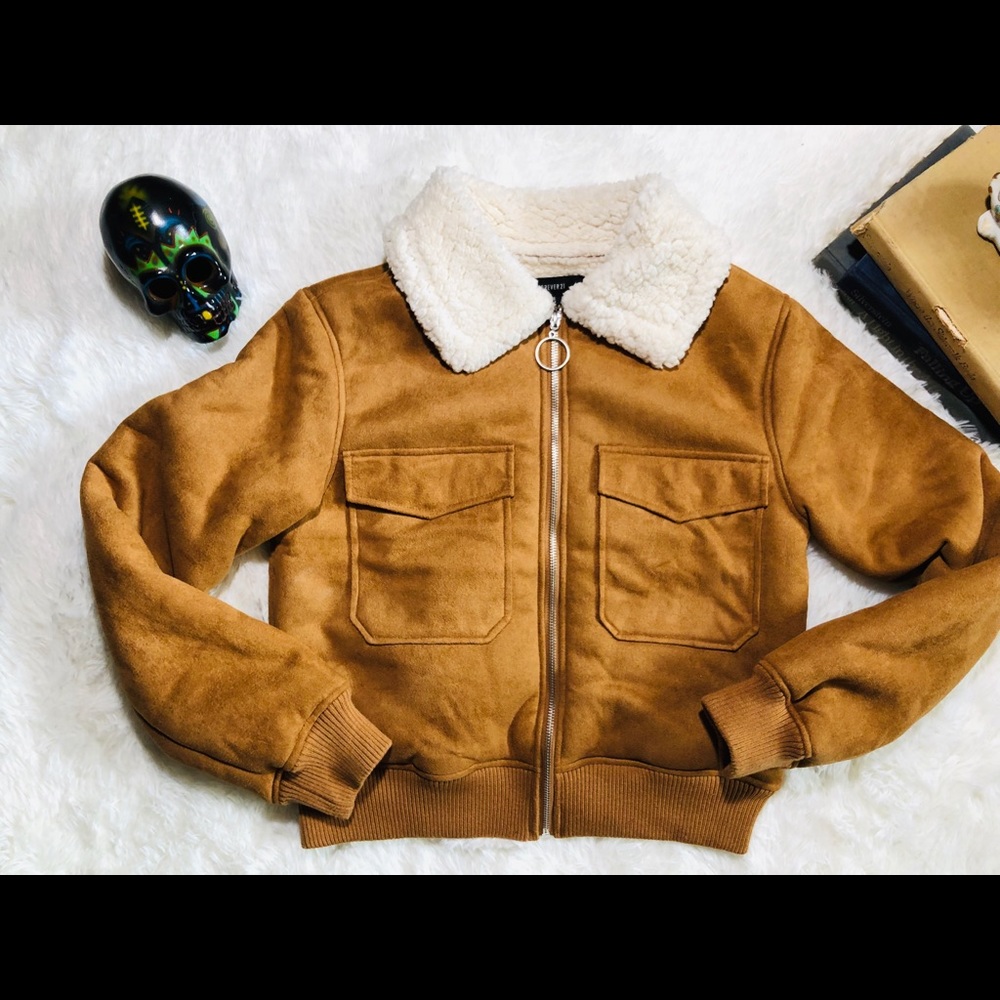 Faux Shearling / Suede Jacket